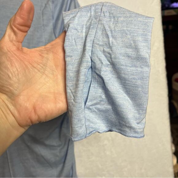 Free People Movement X HATCH NWT Right On Run Layer Maternity Top Blue Medium - Picture 5 of 13